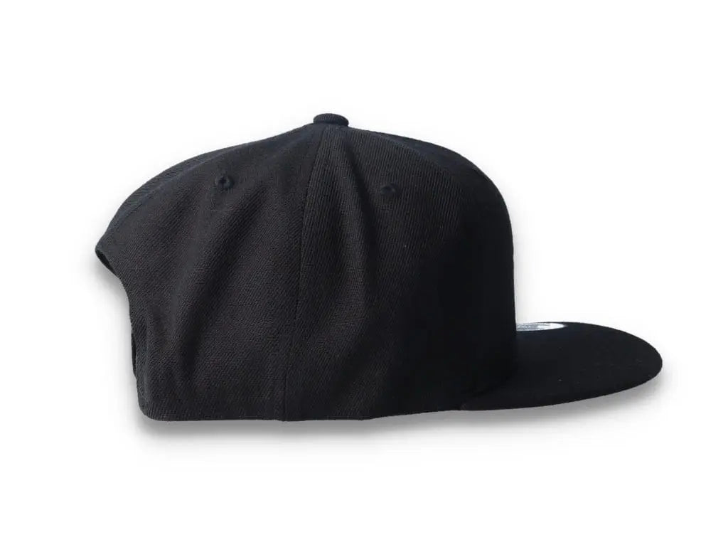 Black/Black Snapback Cap - Yupoong 6089M - LOKK
