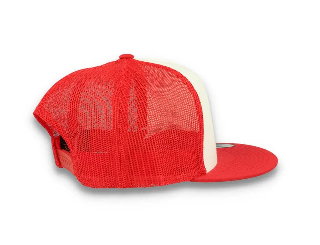 Classic Trucker Cap Red/White/Red - Yupoong 6006 - LOKK