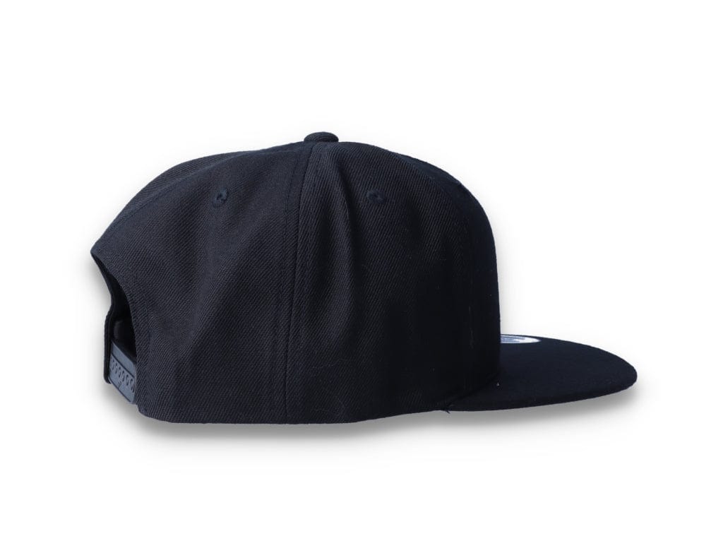 Kids Black/Black Snapback Cap - Yupoong 6089M - LOKK