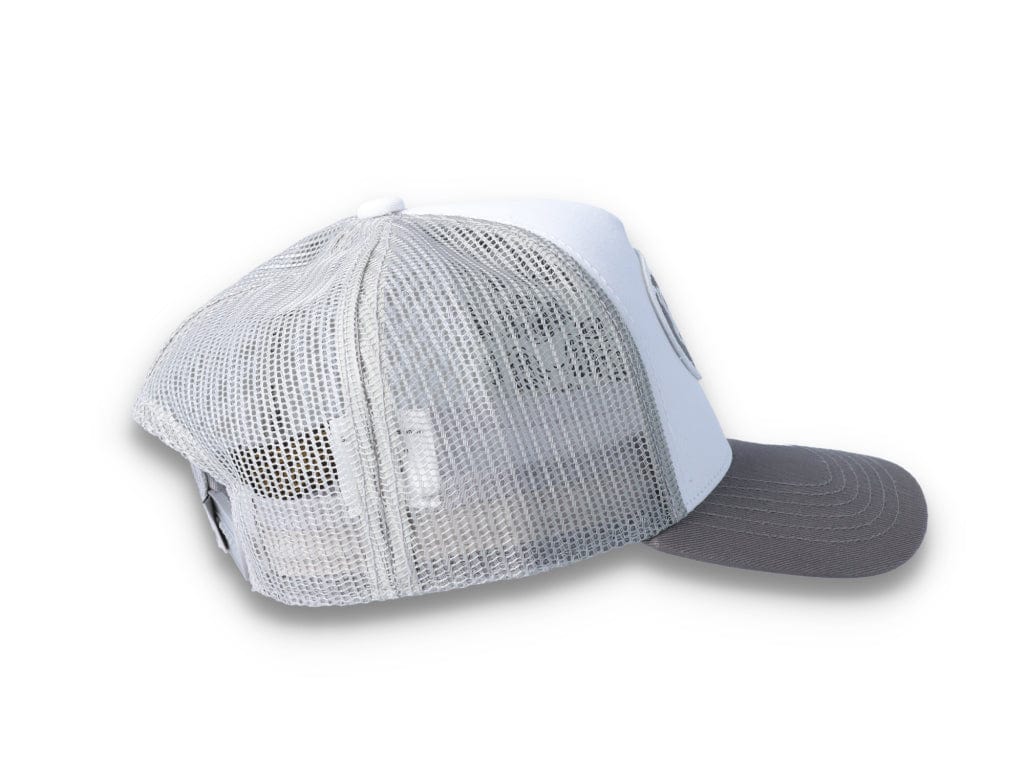 Von Dutch Trucker Cap Boston Cotton Twill White/Grey - LOKK