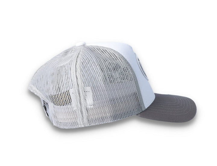 Von Dutch Trucker Cap Boston Cotton Twill White/Grey - LOKK