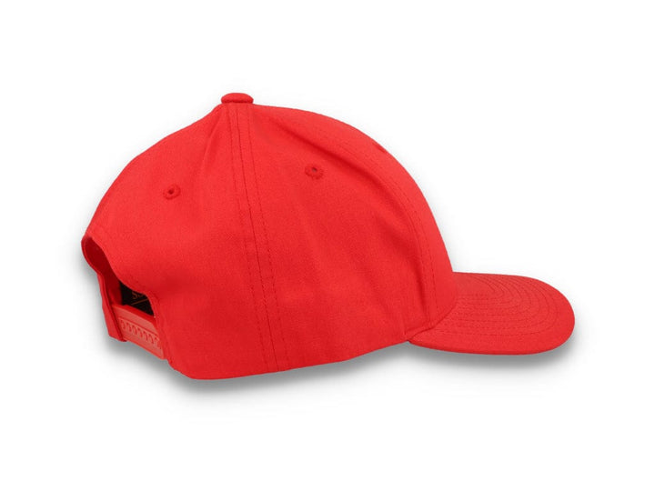 Curved Baseball Cap Snapback Red - Yupoong 7706 - LOKK