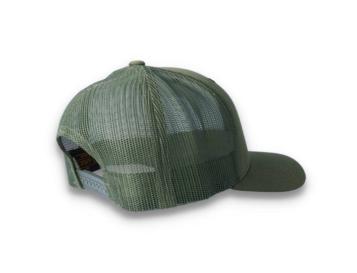 Green Trucker Cap Retro - Yupoong 6606 - LOKK