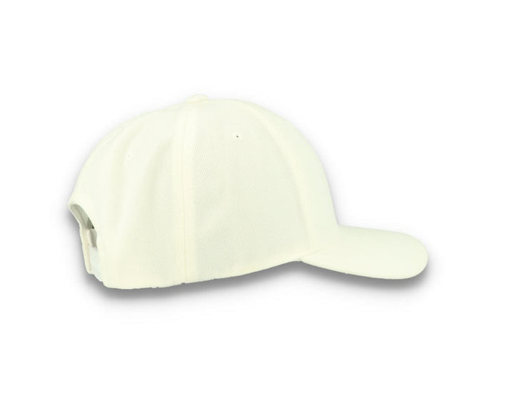 Premium Curved Visor Cap Snapback White - Yupoong 6789M - LOKK