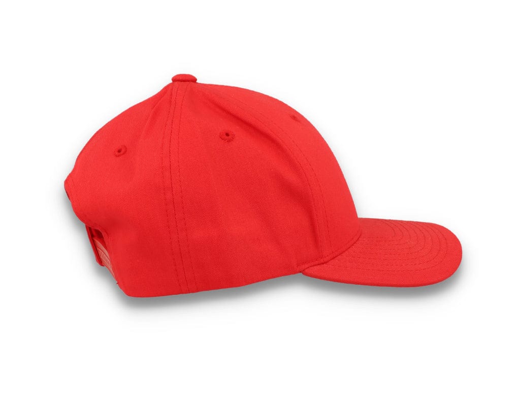 Curved Baseball Cap Snapback Red - Yupoong 7706 - LOKK