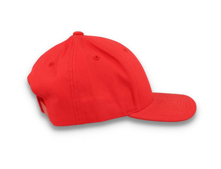 Curved Baseball Cap Snapback Red - Yupoong 7706 - LOKK