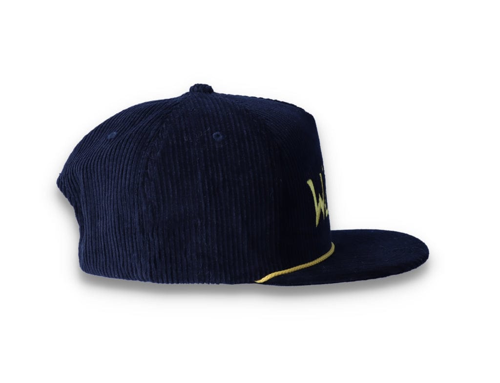 Snapback Cap Black Weekend Warrior Corduroy - LOKK