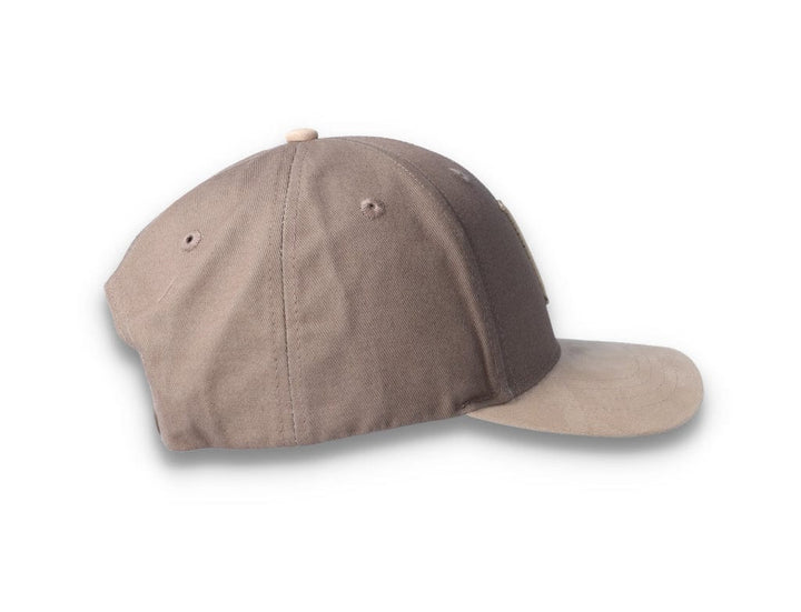 Baseball Cap Suede II Caribou Brown/Oyster Grey - LOKK
