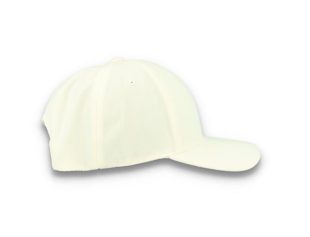 Premium Curved Visor Cap Snapback White - Yupoong 6789M - LOKK