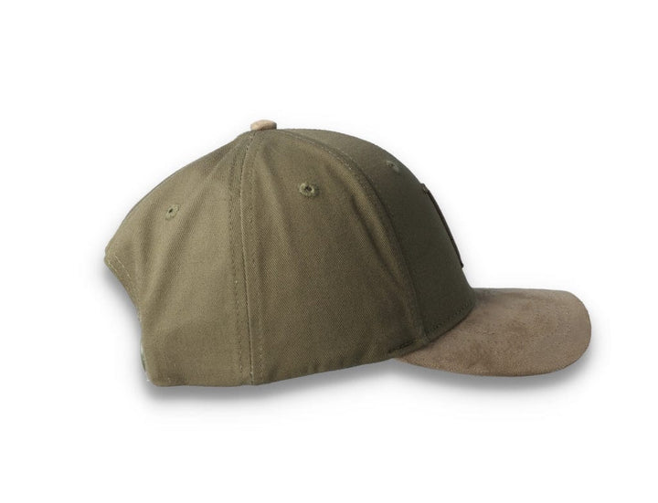 Baseball Cap Suede II Olive Night/Turtle Green - LOKK