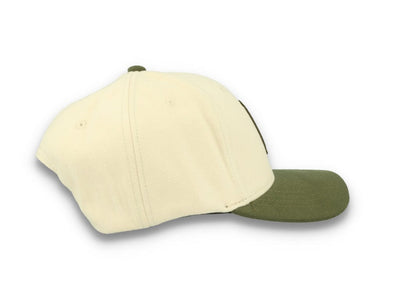 Contrast Baseball Cap Ivory/Olive Night