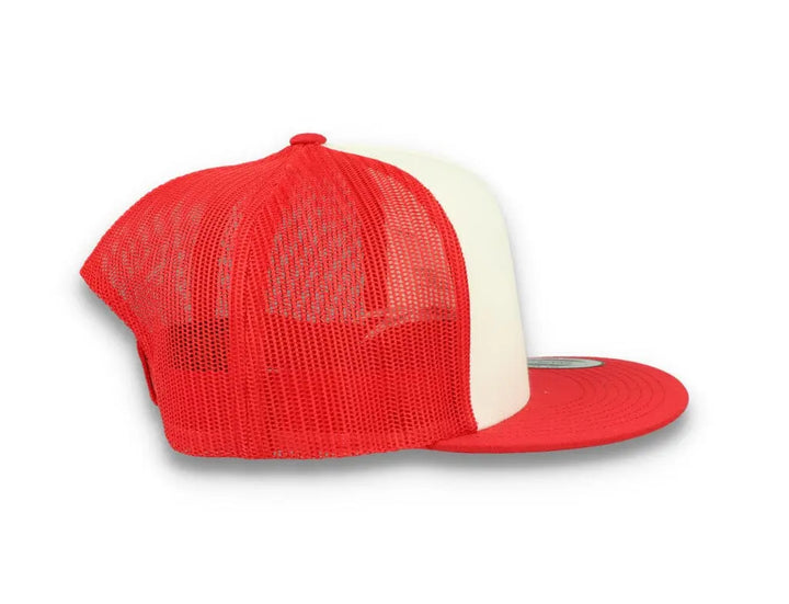 Classic Trucker Cap Red/White/Red - Yupoong 6006 - LOKK