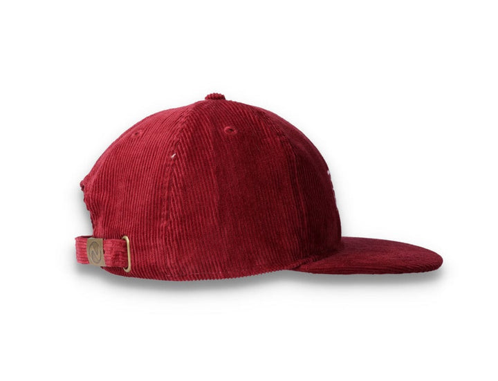 Playdude Trip Advisor Cord Cap Burgundy - LOKK