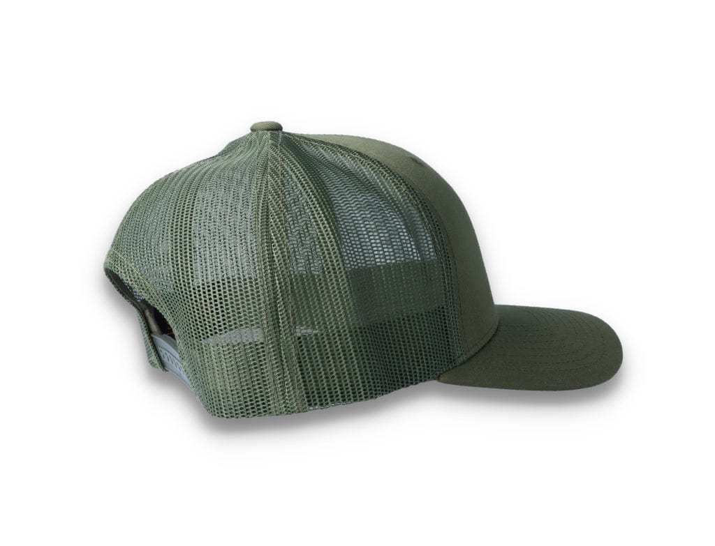 Green Trucker Cap Retro - Yupoong 6606 - LOKK