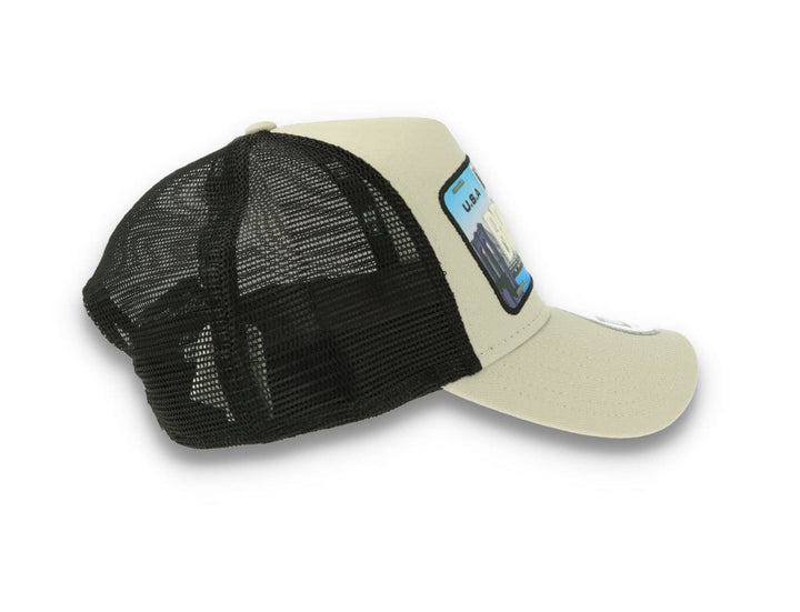 License Plate Trucker New Era  Stone - LOKK