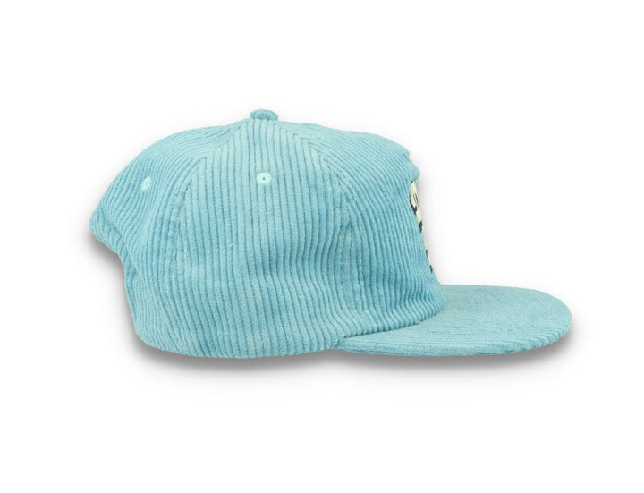 Free & Easy Don't Trip Fat Corduroy Snapback Cap Blue - LOKK