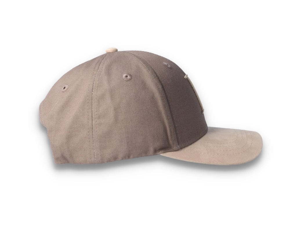 Baseball Cap Suede II Caribou Brown/Oyster Grey - LOKK