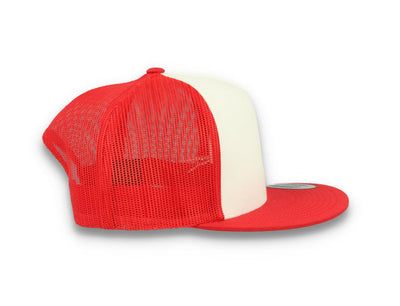 Classic Trucker Cap Red/White/Red - Yupoong 6006