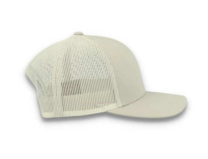 Silver Grey Trucker Cap Retro - Yupoong 6606 - LOKK