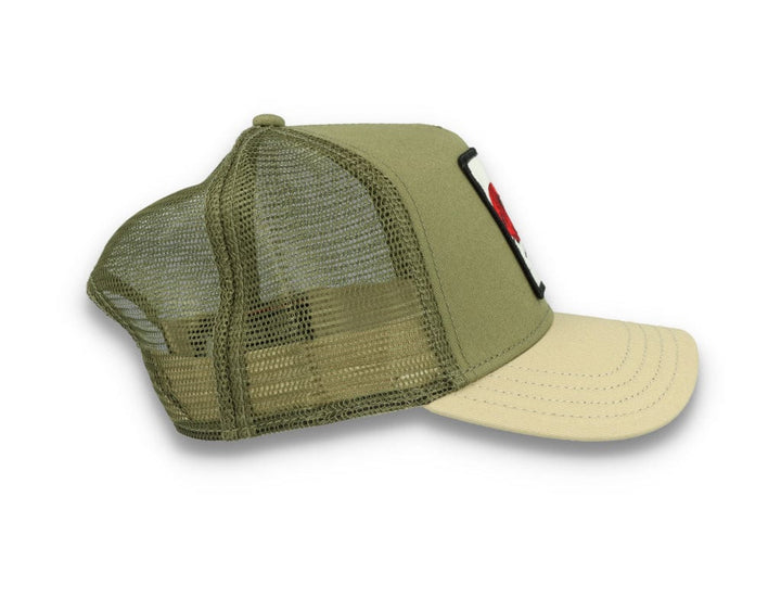 Goorin Trucker Cap The Lady Bug Olive Green - LOKK