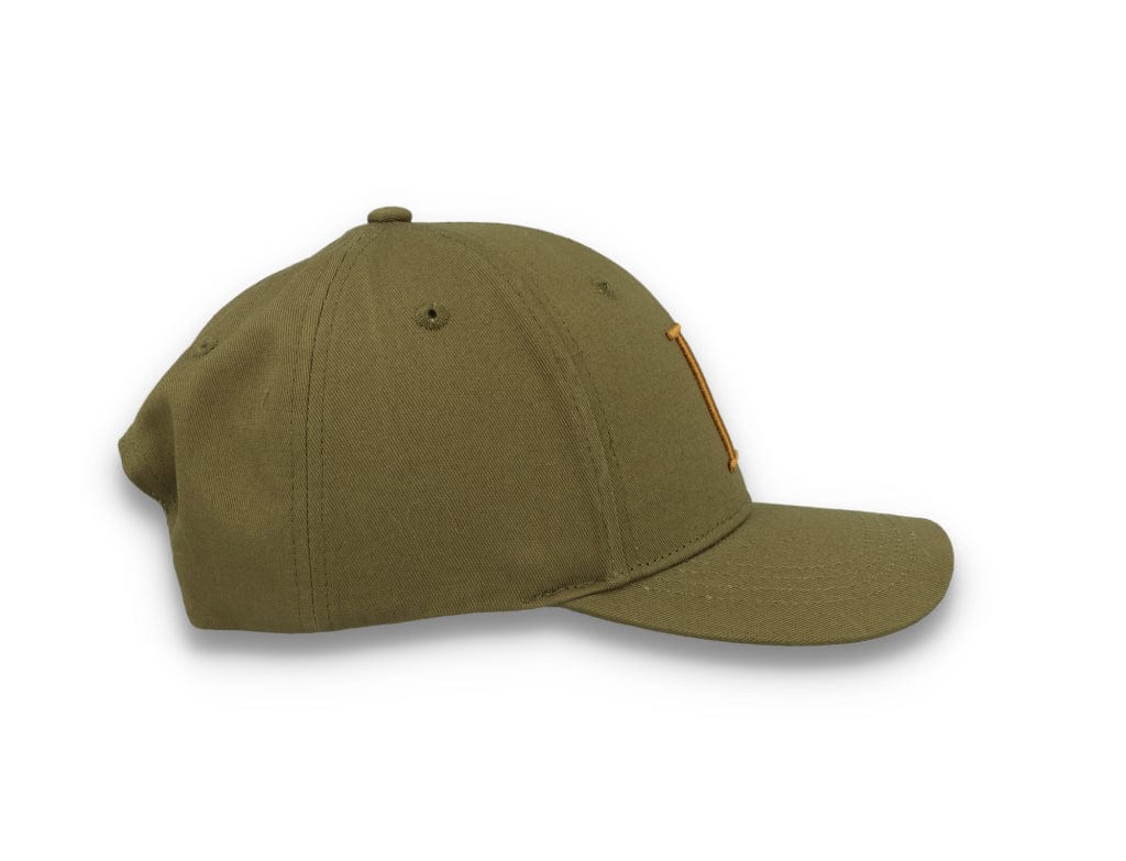 Encore Organic Baseball Cap Olive Night/Rubber - LOKK