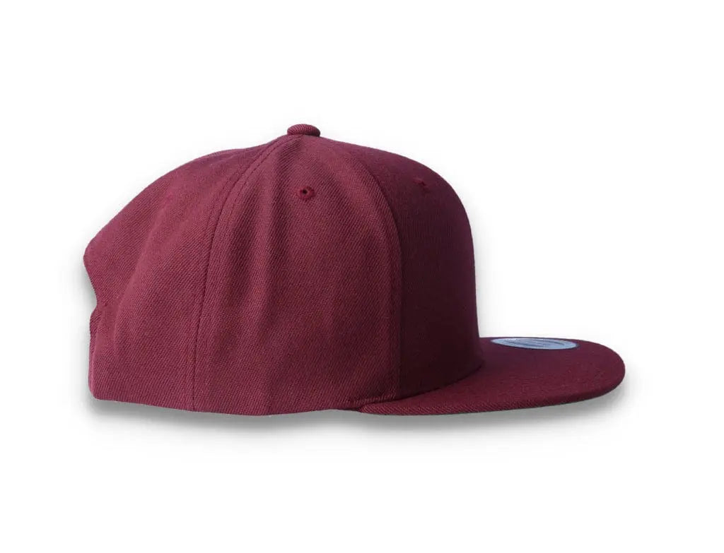 Maroon Snapback Cap - Yupoong 6089M - LOKK