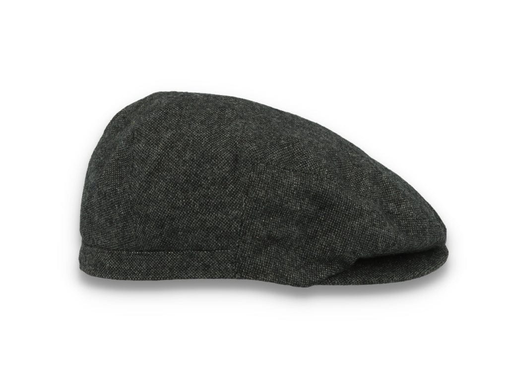 Barbour Barlow Flat Cap Dark Grey - LOKK