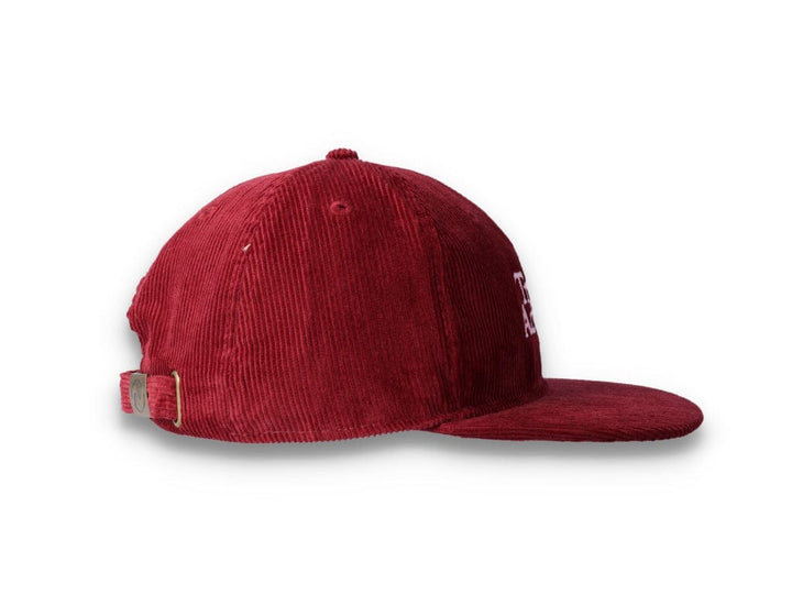 Playdude Trip Advisor Cord Cap Burgundy - LOKK