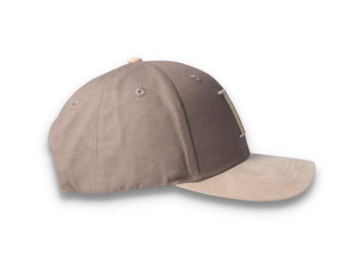 Baseball Cap Suede II Caribou Brown/Oyster Grey - LOKK