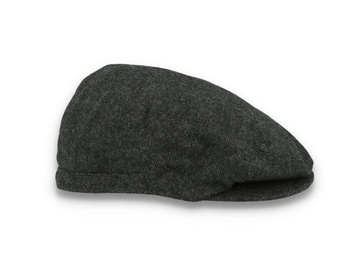 Barbour Barlow Flat Cap Dark Grey - LOKK