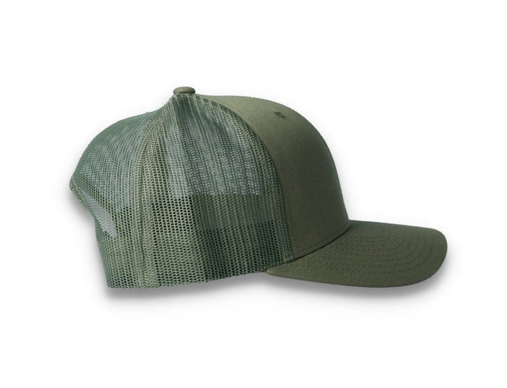 Green Trucker Cap Retro - Yupoong 6606 - LOKK