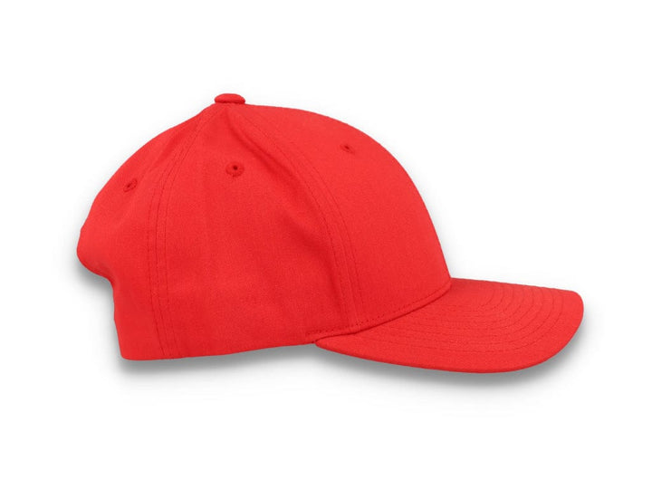 Curved Baseball Cap Snapback Red - Yupoong 7706 - LOKK