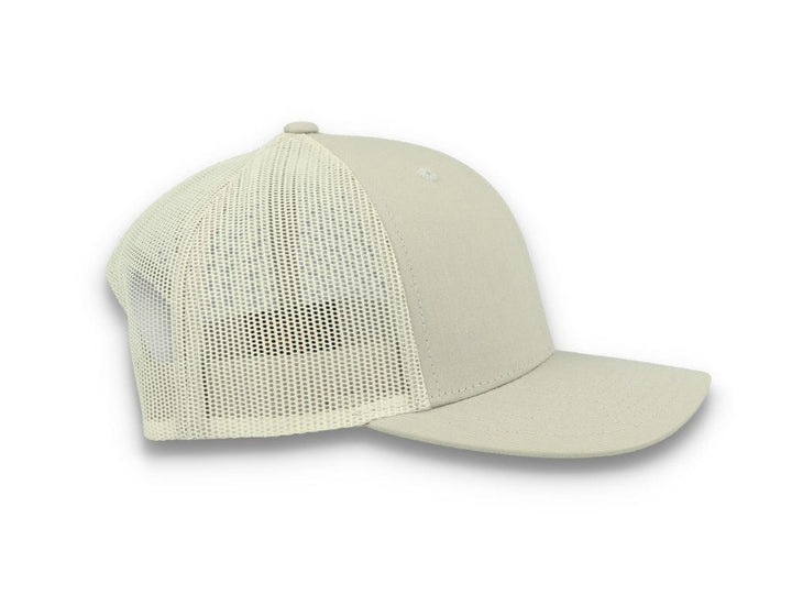 Silver Grey Trucker Cap Retro - Yupoong 6606 - LOKK