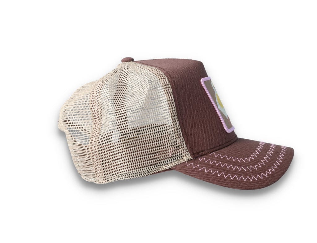 Goorin Trucker Cap Chicky Boom Brown