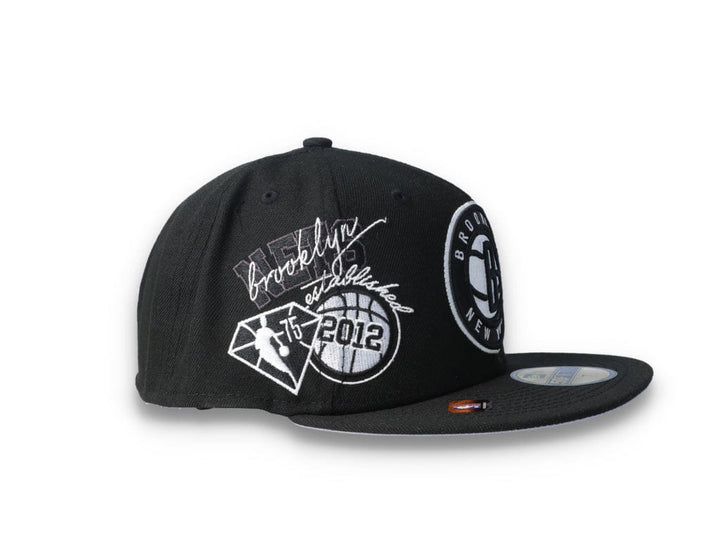 59FIFTY Brooklyn Nets NBA Back Half - LOKK