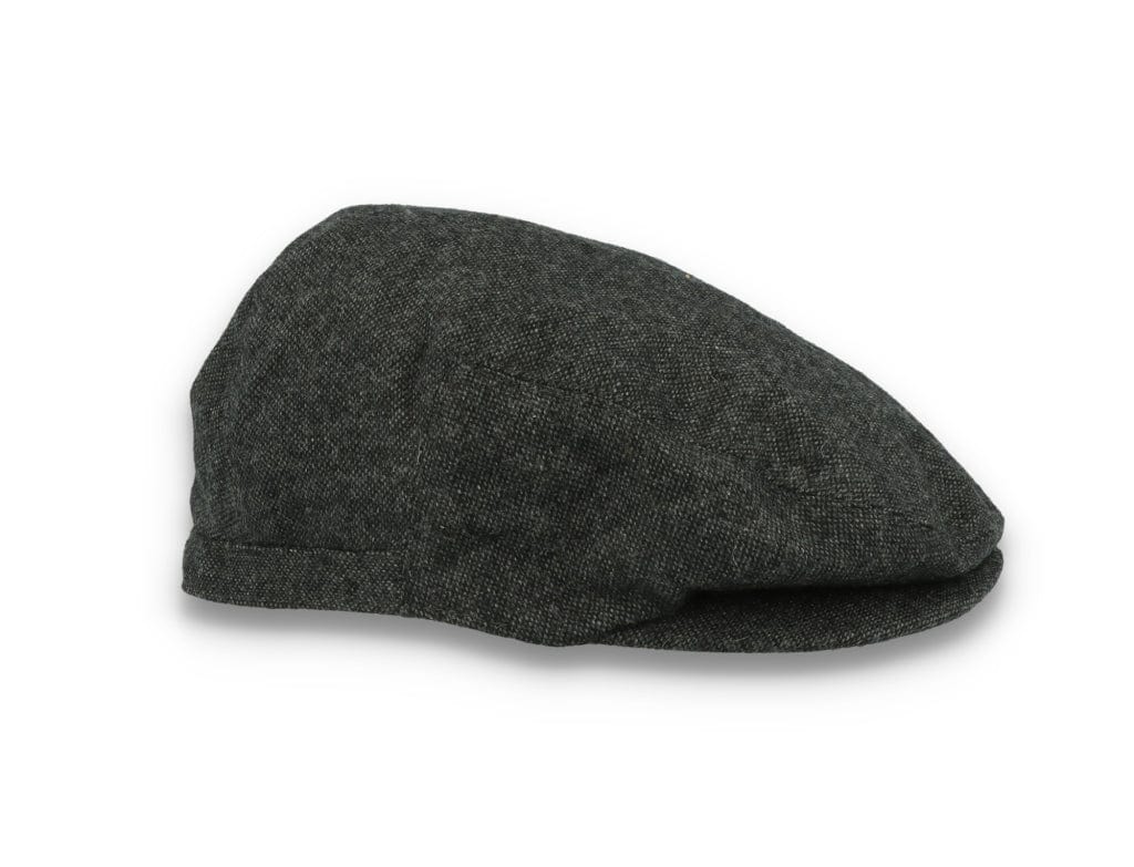 Barbour Barlow Flat Cap Dark Grey - LOKK