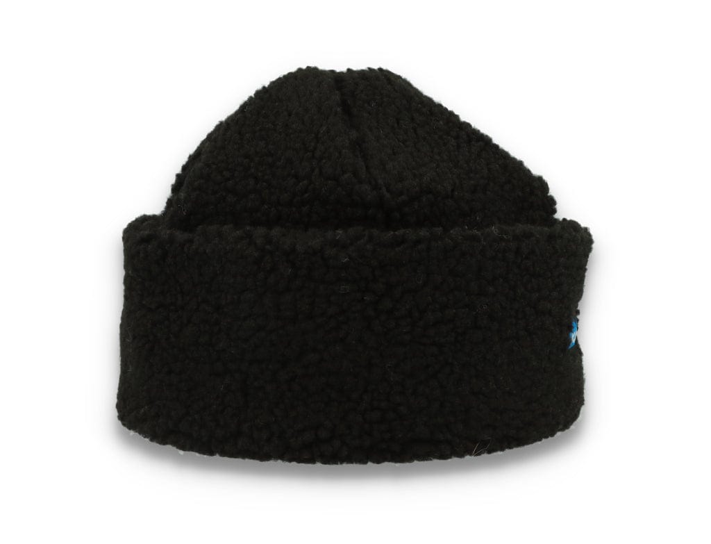 Beanie Fur Ball Black Smoke