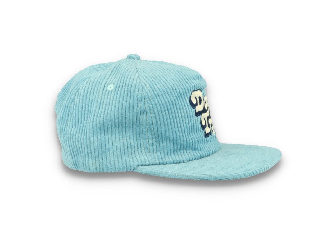 Free & Easy Don't Trip Fat Corduroy Snapback Cap Blue - LOKK