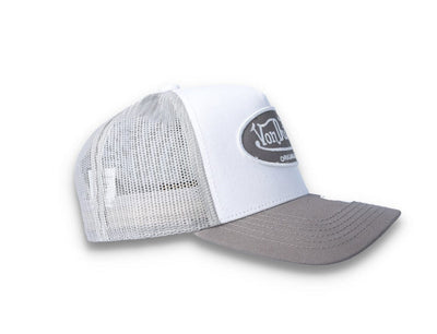 Von Dutch Trucker Cap Boston Cotton Twill White/Grey