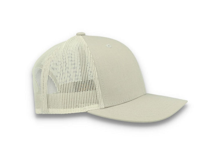 Silver Grey Trucker Cap Retro - Yupoong 6606 - LOKK