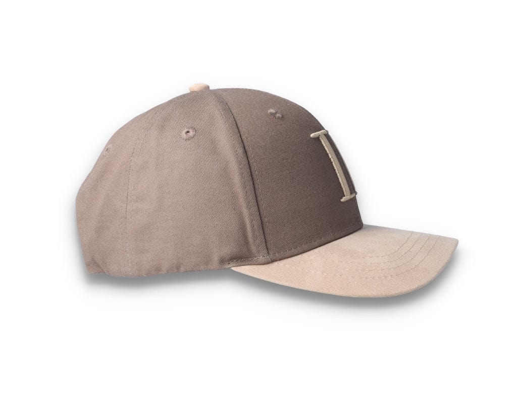 Baseball Cap Suede II Caribou Brown/Oyster Grey - LOKK