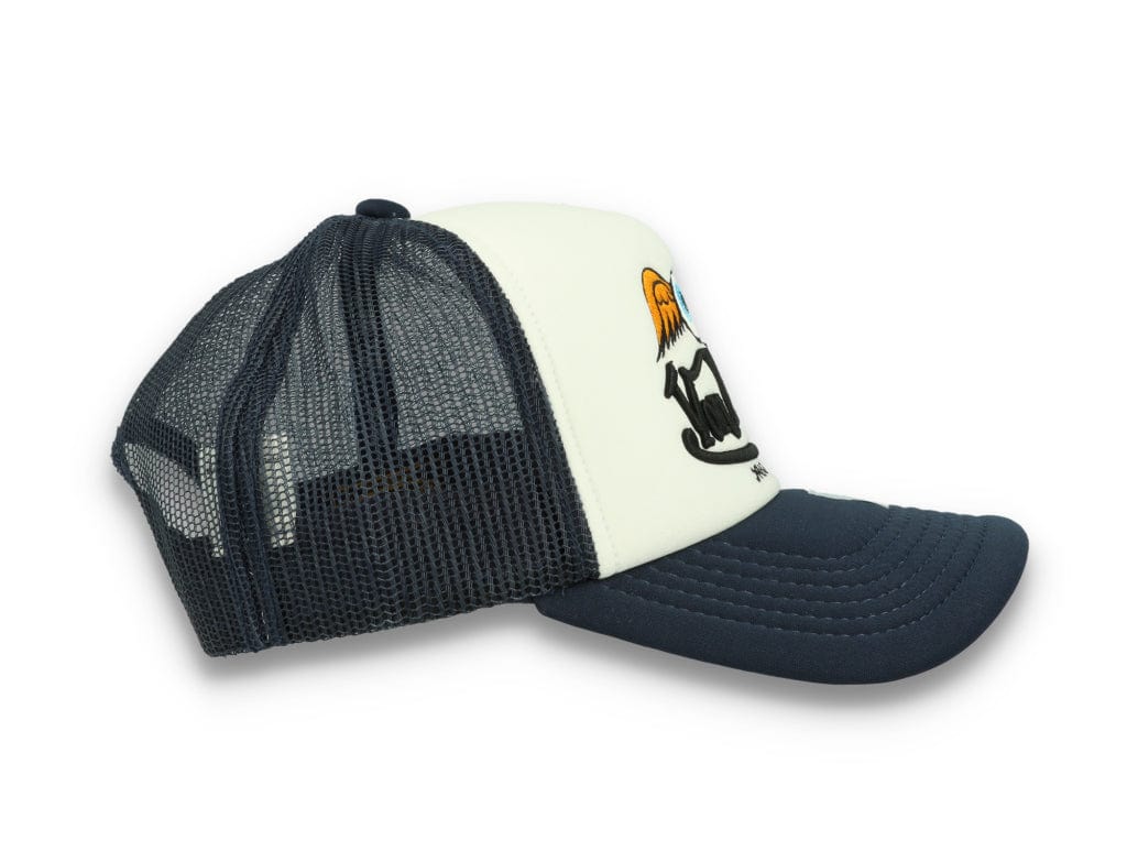 Von Dutch Trucker Cap Baker White/Navy - LOKK
