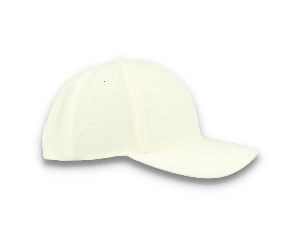 Premium Curved Visor Cap Snapback White - Yupoong 6789M - LOKK