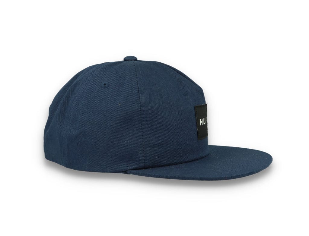 Cap Snapback Essential Unstructured Box Indigo Blue - LOKK