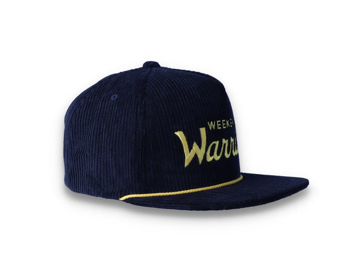 Snapback Cap Black Weekend Warrior Corduroy - LOKK