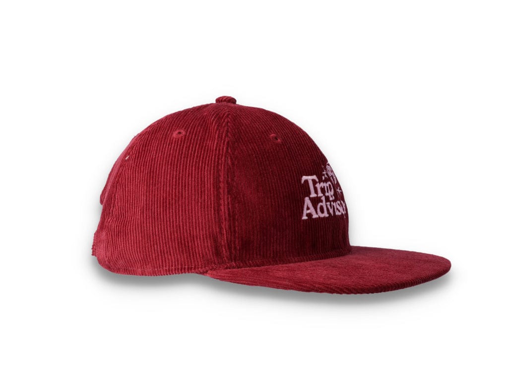 Playdude Trip Advisor Cord Cap Burgundy - LOKK