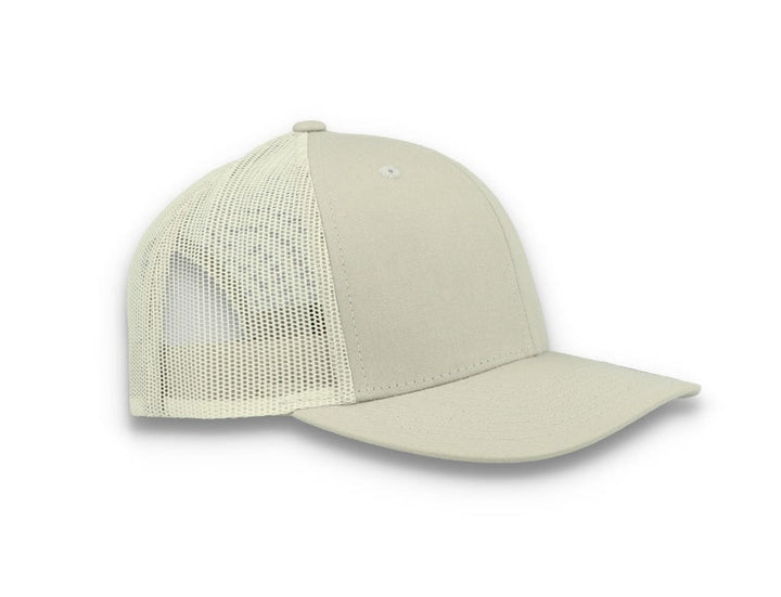 Silver Grey Trucker Cap Retro - Yupoong 6606 - LOKK