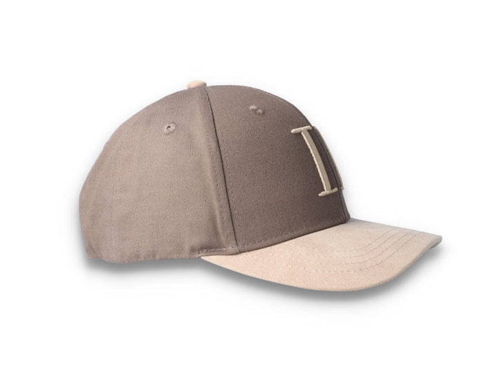 Baseball Cap Suede II Caribou Brown/Oyster Grey - LOKK