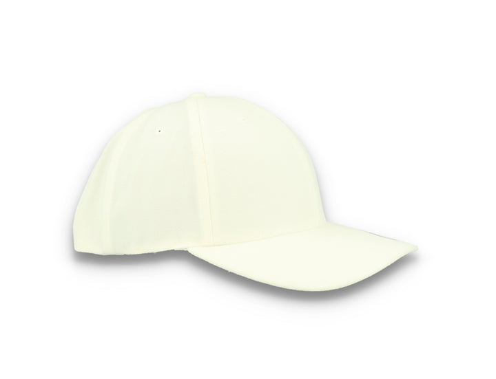 Premium Curved Visor Cap Snapback White - Yupoong 6789M - LOKK