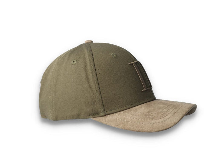 Baseball Cap Suede II Olive Night/Turtle Green - LOKK